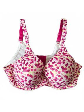 Dreamfit NEW Bra Size 40D Polka Dot Intimates Underwear Smoothing U Shape Back